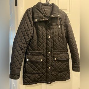 •Calvin Klein• Black Quilted Winter Coat